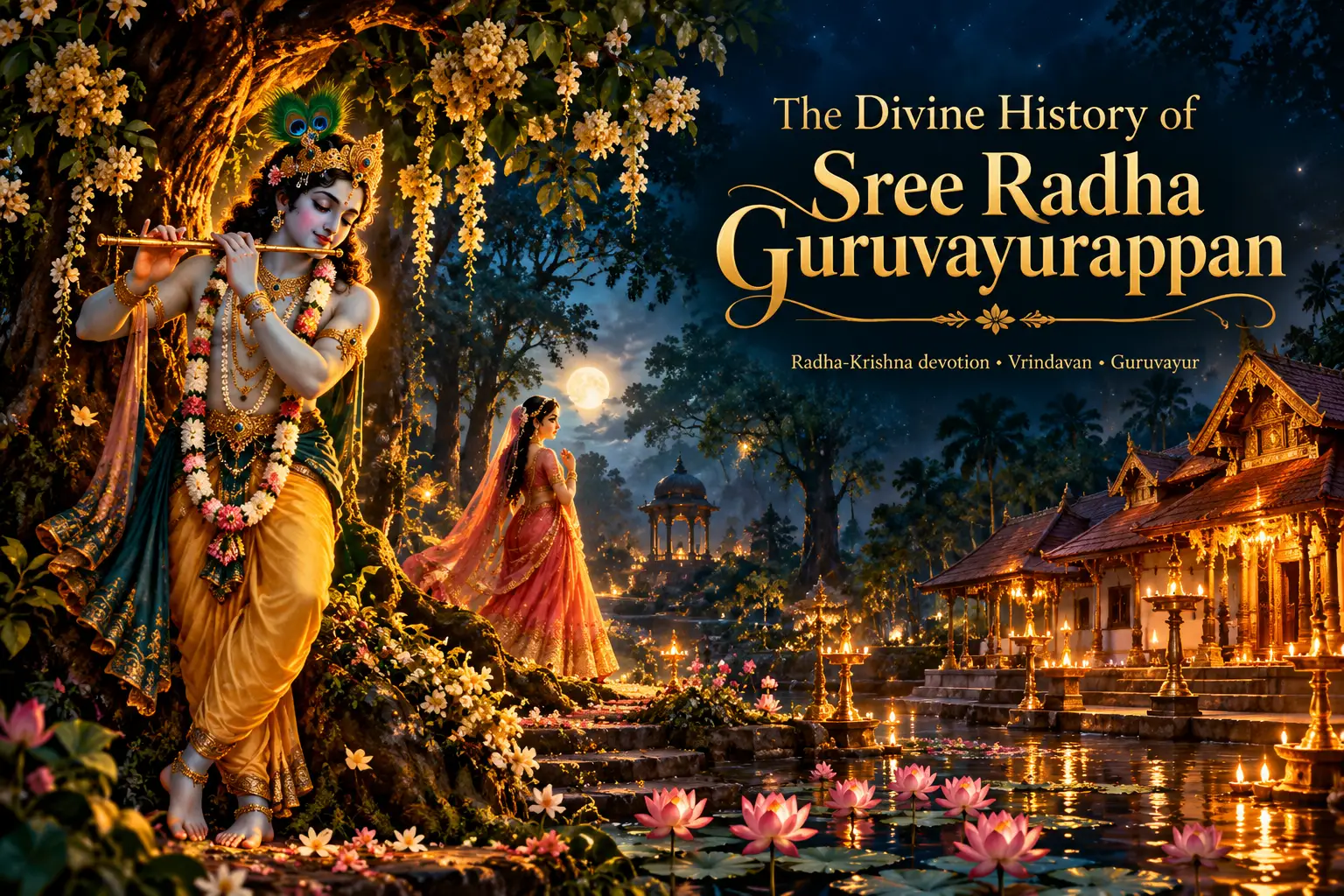 The Divine History of Sree Radha Guruvayurappan